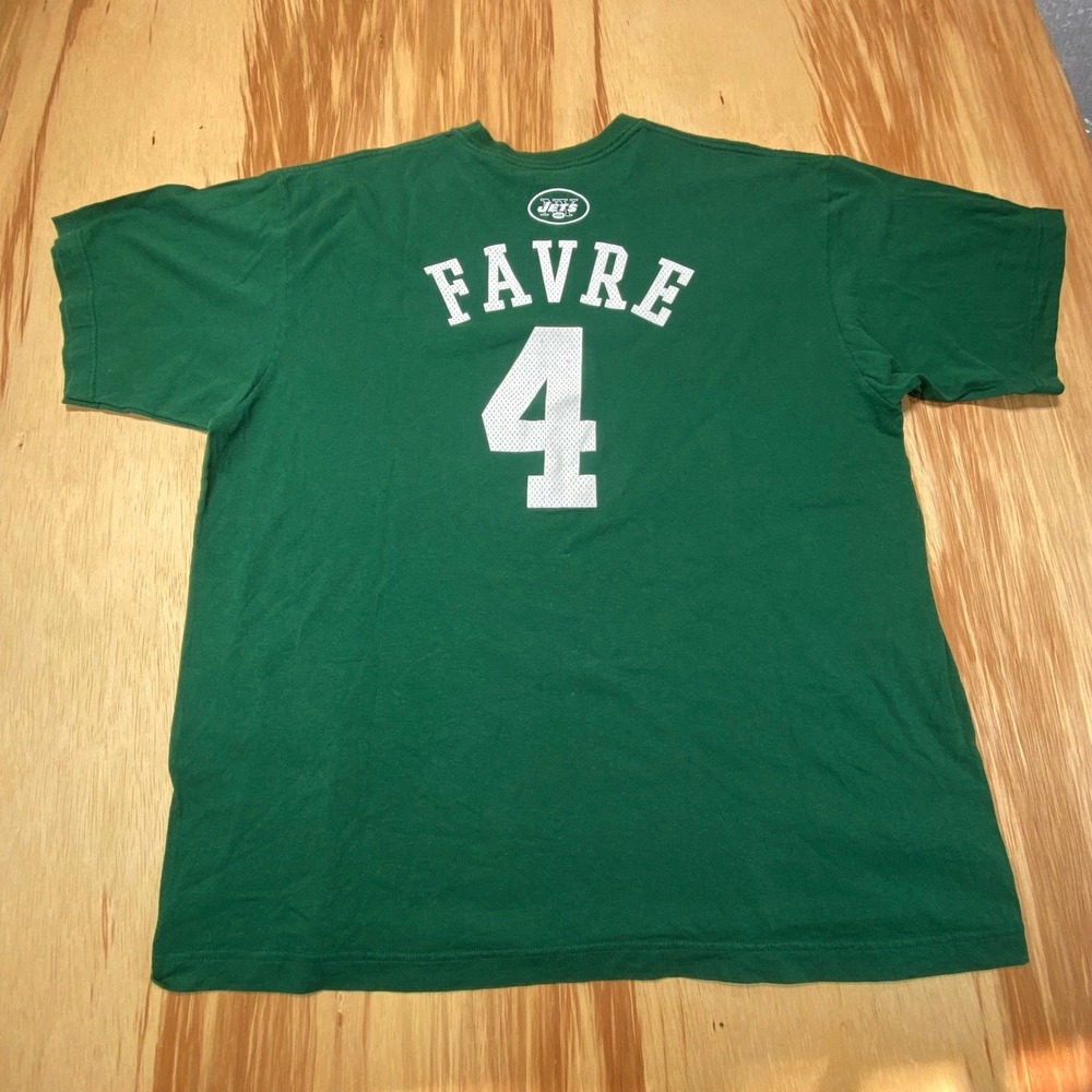 Brett Favre New York Jets‎ Shirt Jersey Mens XL Green - Picture 2 of 5